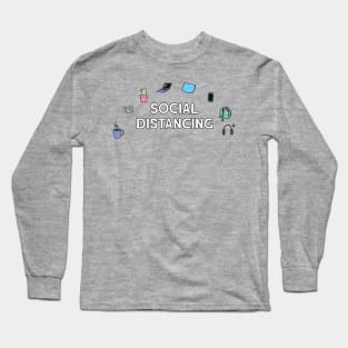 Social Distancing Long Sleeve T-Shirt